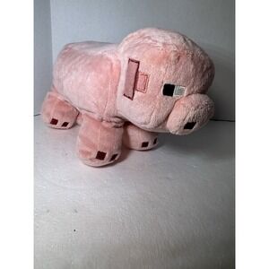 Mojang Minecraft Pig Pork Chop Stuffed Plush Animal ‎ 11"